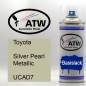Preview: Toyota, Silver Pearl Metallic, UCAD7: 400ml Sprühdose, von ATW Autoteile West.